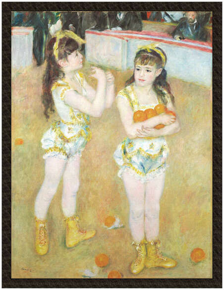 Naszywka Akrobaci w Cirque Fernando Pierre-Auguste Renoir