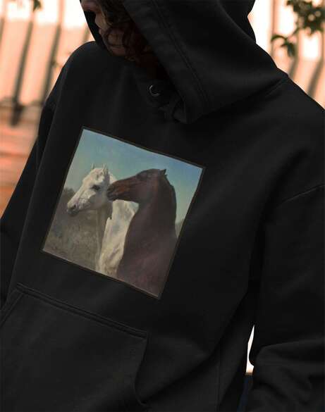 Bluza z naszywką Dwa konie Rosa Bonheur