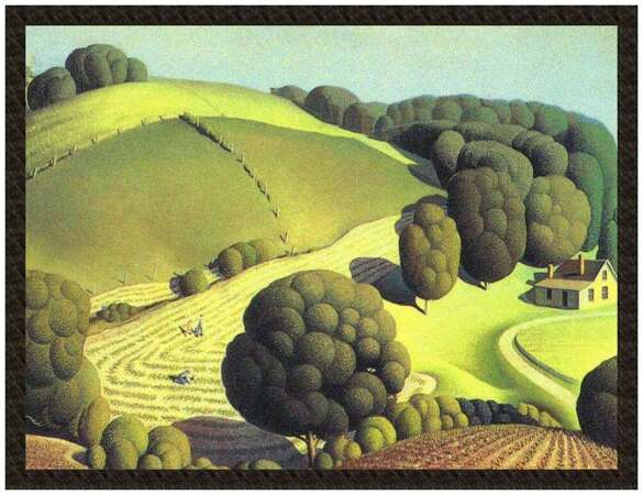 Naszywka Young Corn Grant Wood