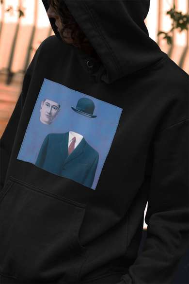 Bluza z naszywką Pielgrzym René Magritte