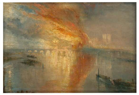 Magnes Spalenie Parlamentu William Turner