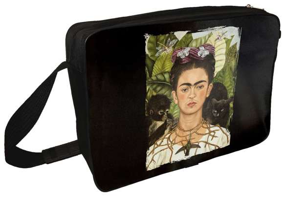 Torba na ramię Autoportret z cierniowym naszyjnikiem i kolibrem Frida Kahlo