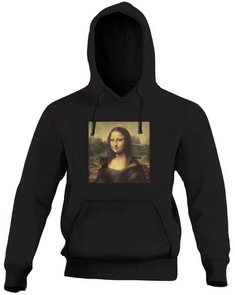 Bluza z naszywką Mona Lisa Leonardo da Vinci