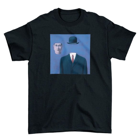 Koszulka z naszywką Pielgrzym René Magritte