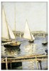 Magnes Żaglówki w Argenteuil Gustave Caillebotte