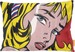 Poduszka Girl with Hair Ribbon Roy Lichtenstein