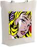 Torba z naszywką Girl with Hair Ribbon Roy Lichtenstein