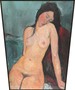 Ekran Naga Kobieta Amedeo Modigliani