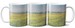 Kubek Równina Gennevilliers, żółte pola Gustave Caillebotte
