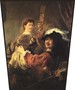 Ekran Autoportret z Saskią Rembrandt