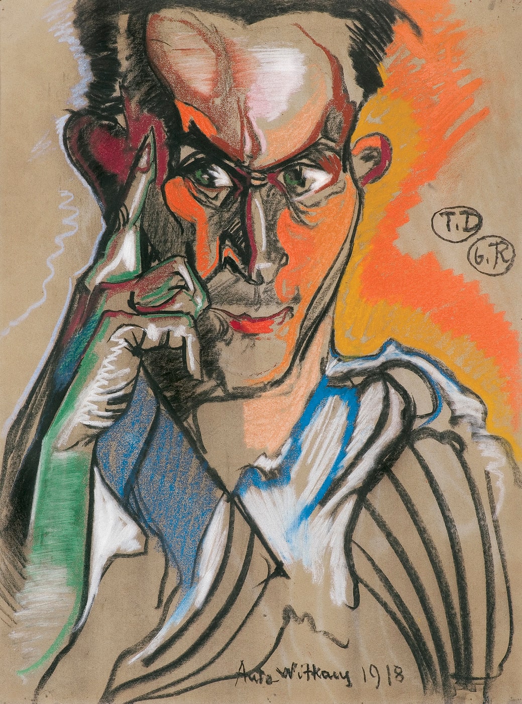 Witkacy – Autoportret, 1918