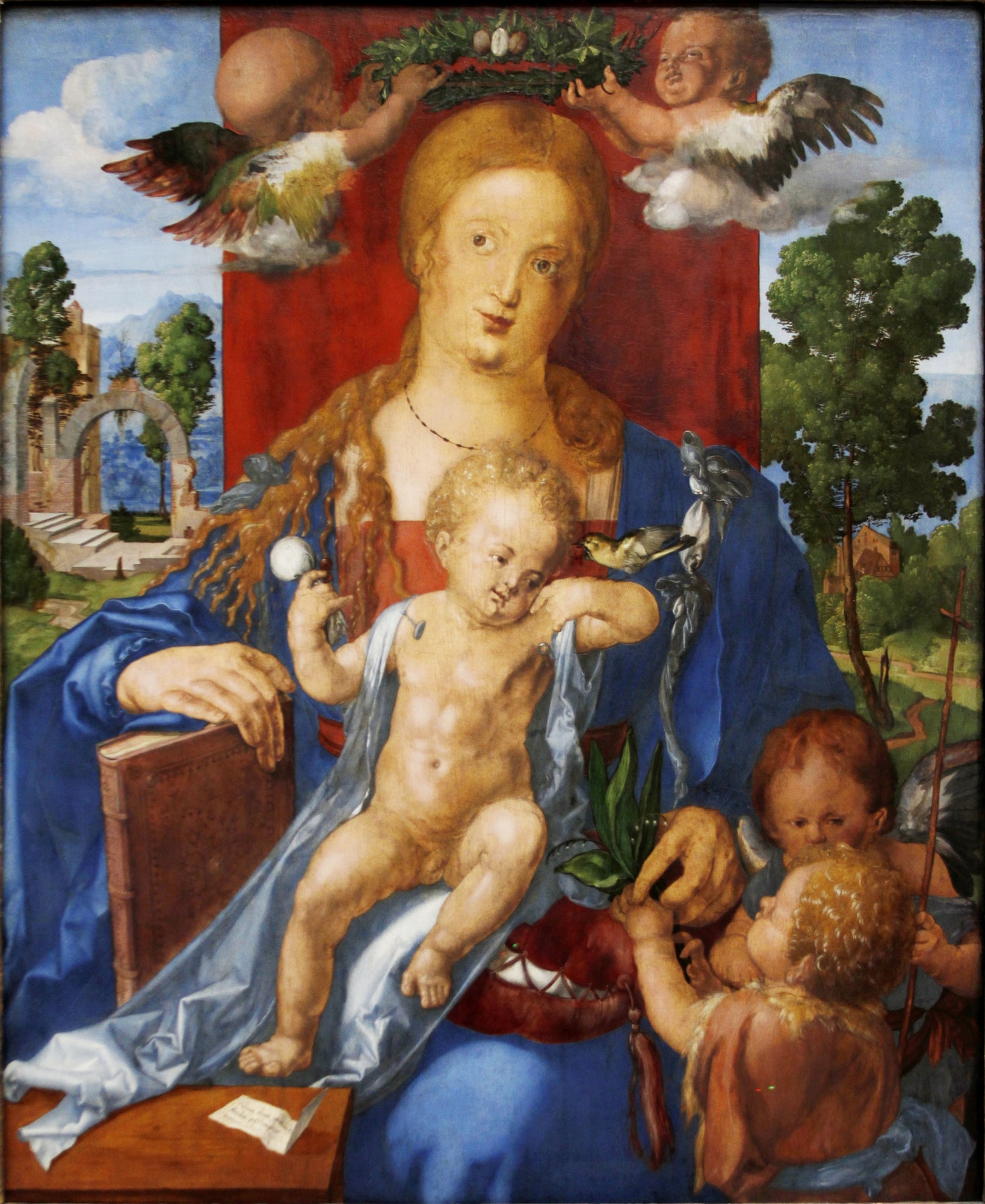 Albrecht Dürer – Madonna i Dzieciątko z czyżykiem