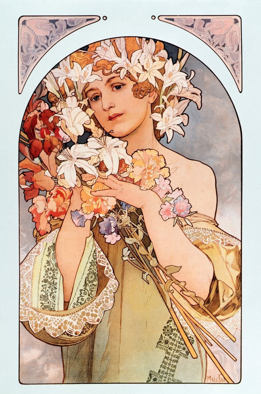 Alfons Mucha – Kwiat