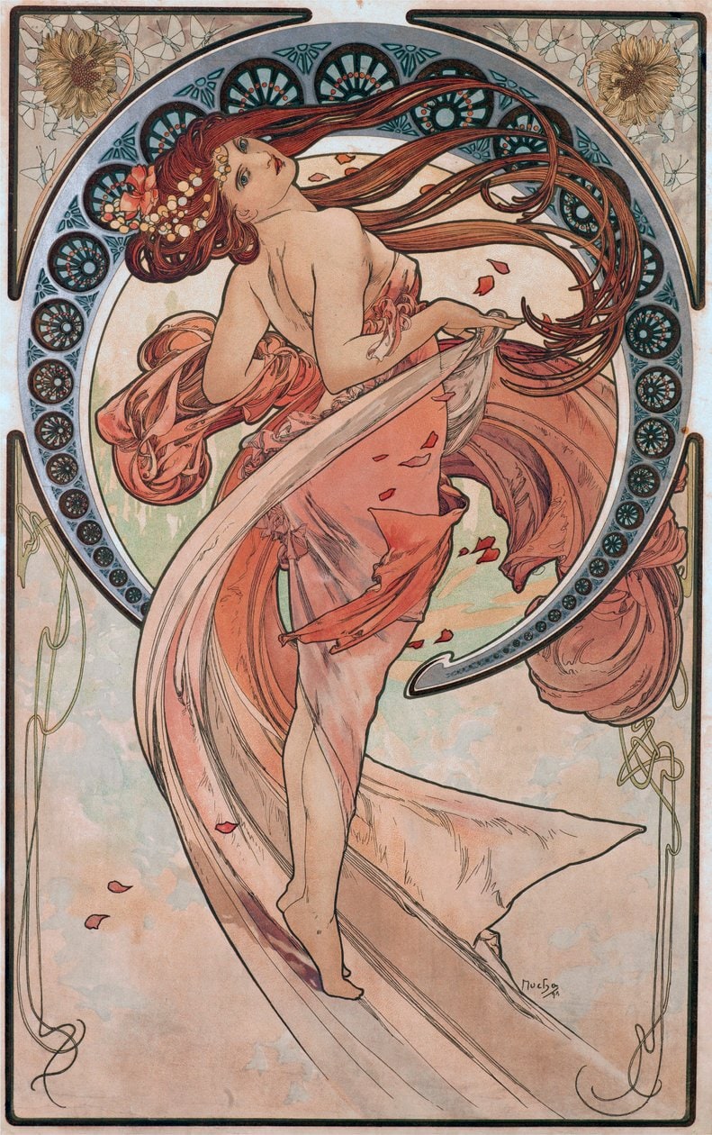 Alfons Mucha – La Danse (Taniec)