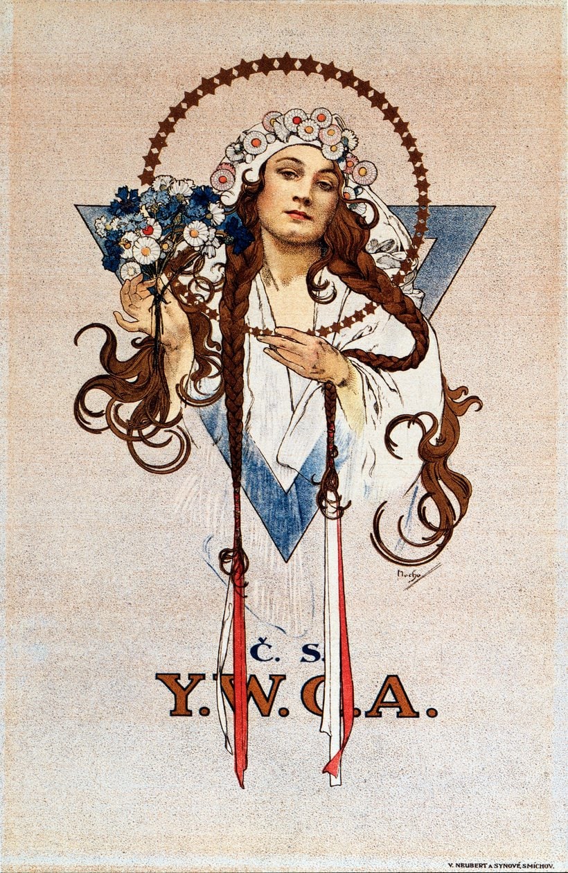 Alfons Mucha – Plakat C.S./ Y.W.C.A