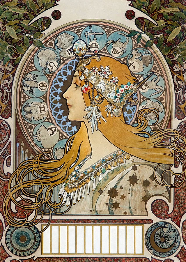 Alfons Mucha – Zodiak