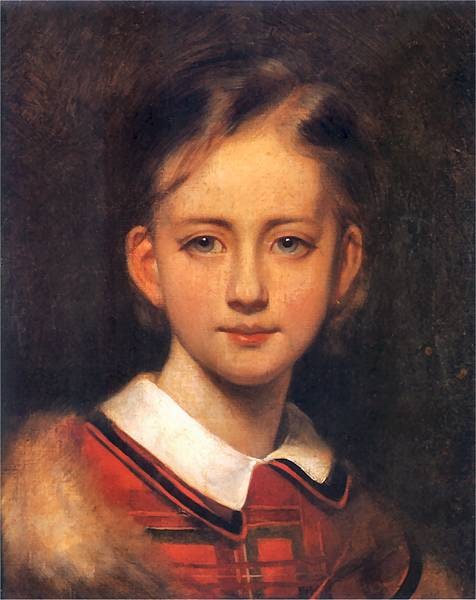 Artur Grottger – Portret dziewczynki