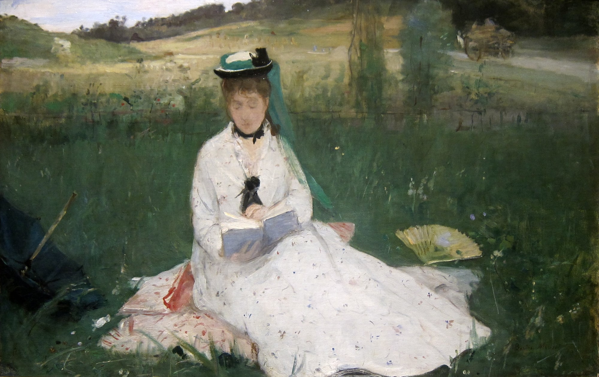 Berthe Morisot – Czytanie (portret Edmy Morisot)