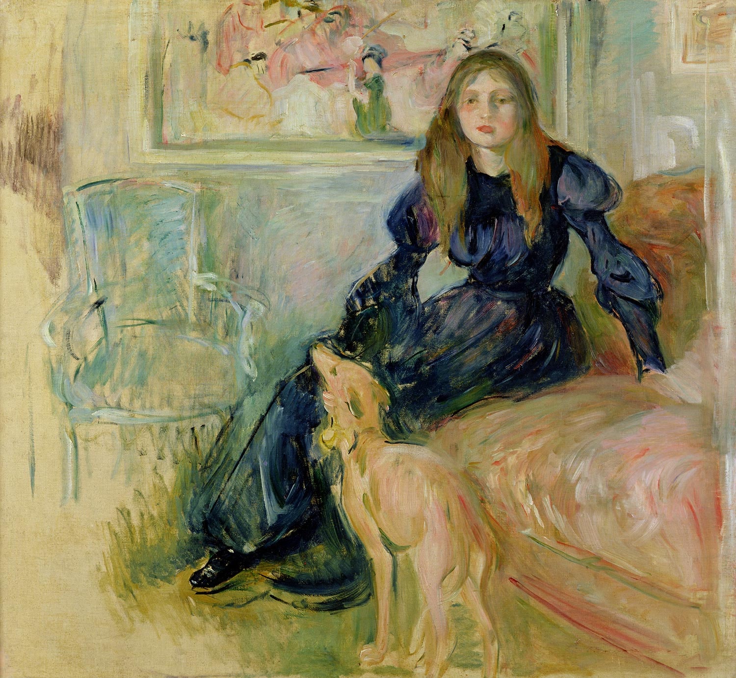Berthe Morisot – Julie Manet i jej piesek Laërte
