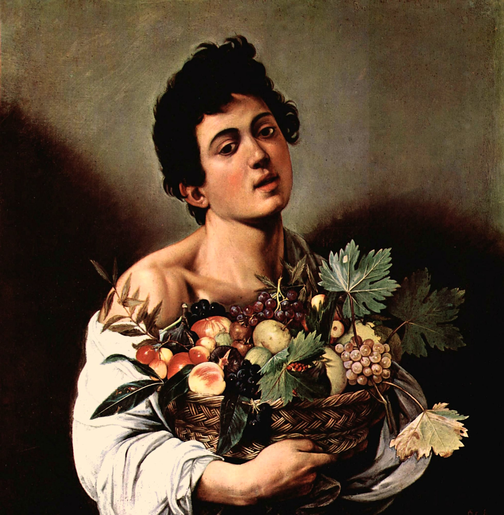 Caravaggio – Chłopiec z koszem owoców