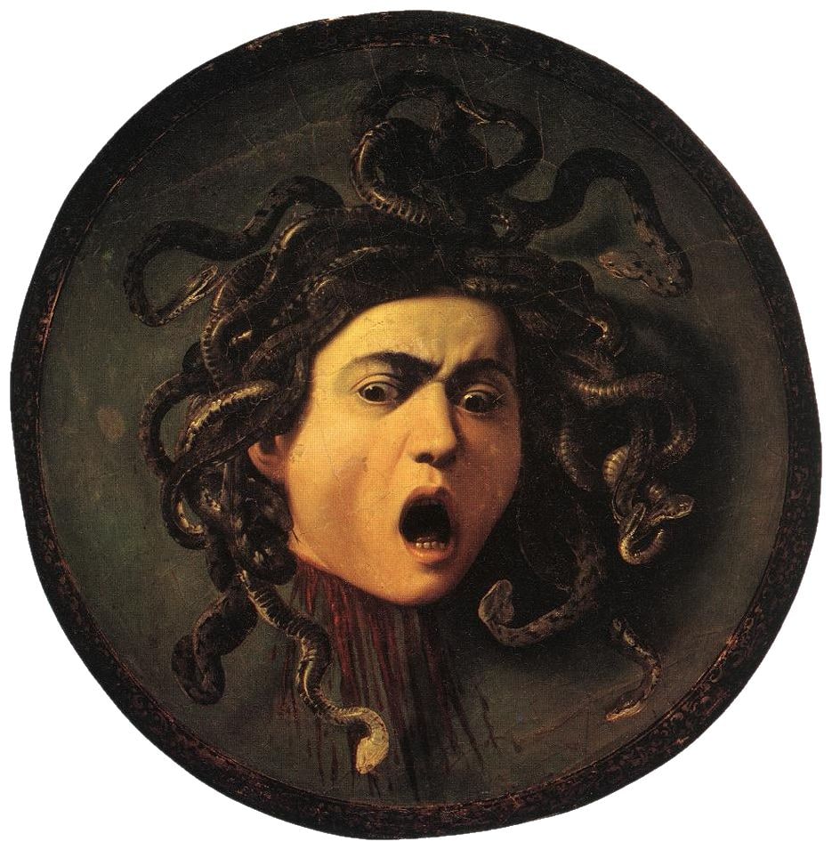 Caravaggio – Głowa meduzy