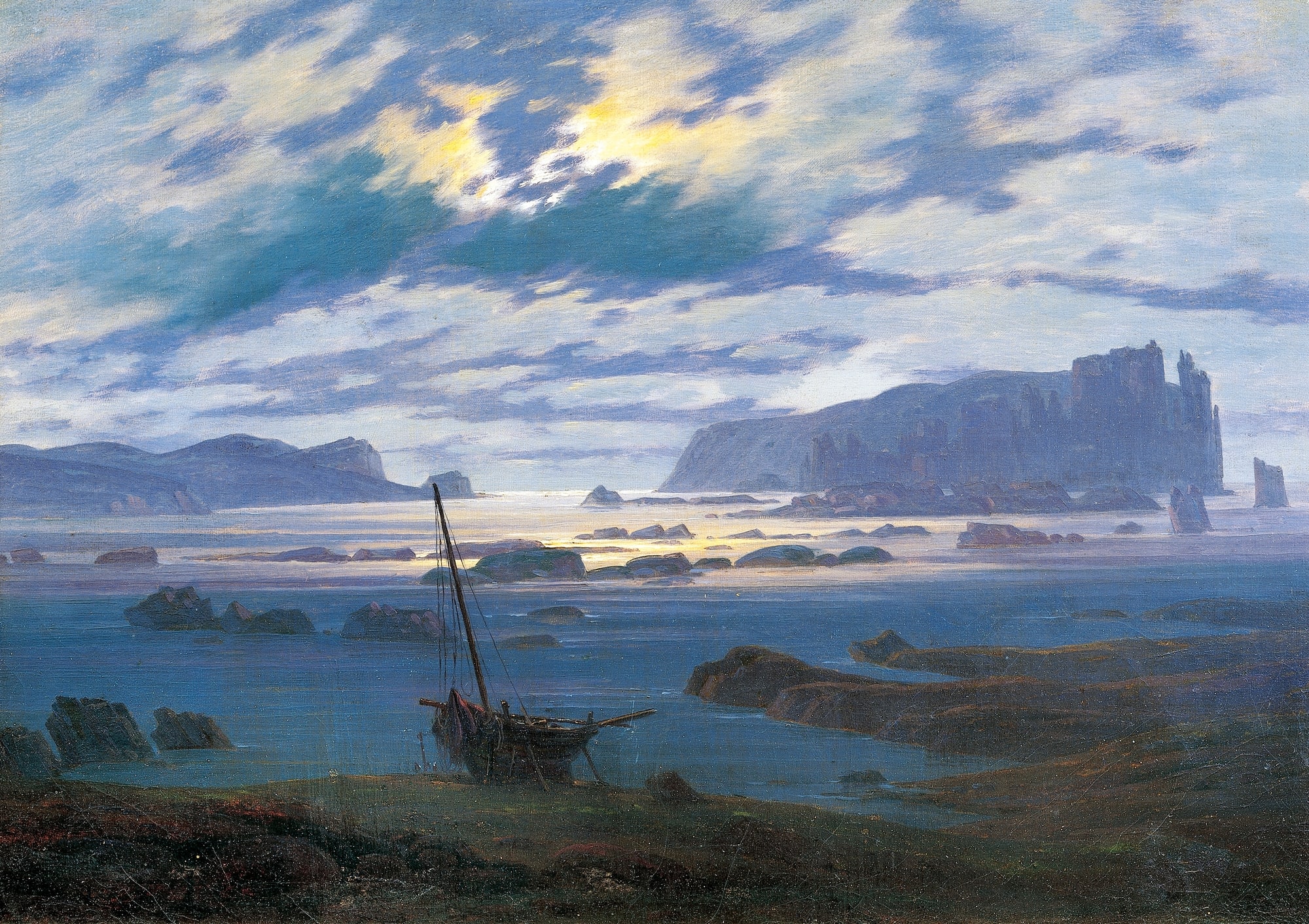 Caspar David Friedrich – Morze Północne w świetle księżyca