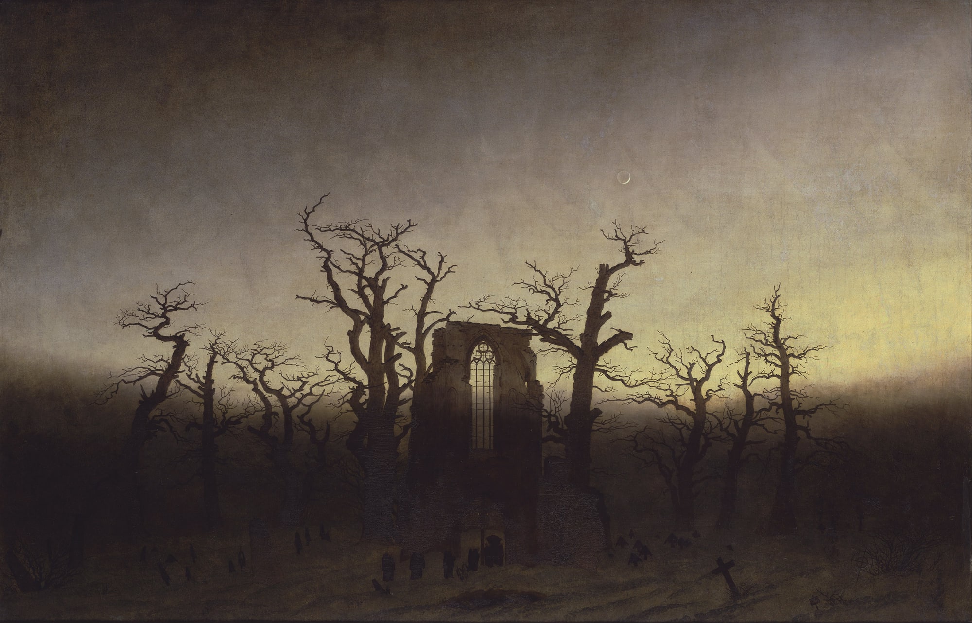 Caspar David Friedrich – Opactwo w dębowym lesie