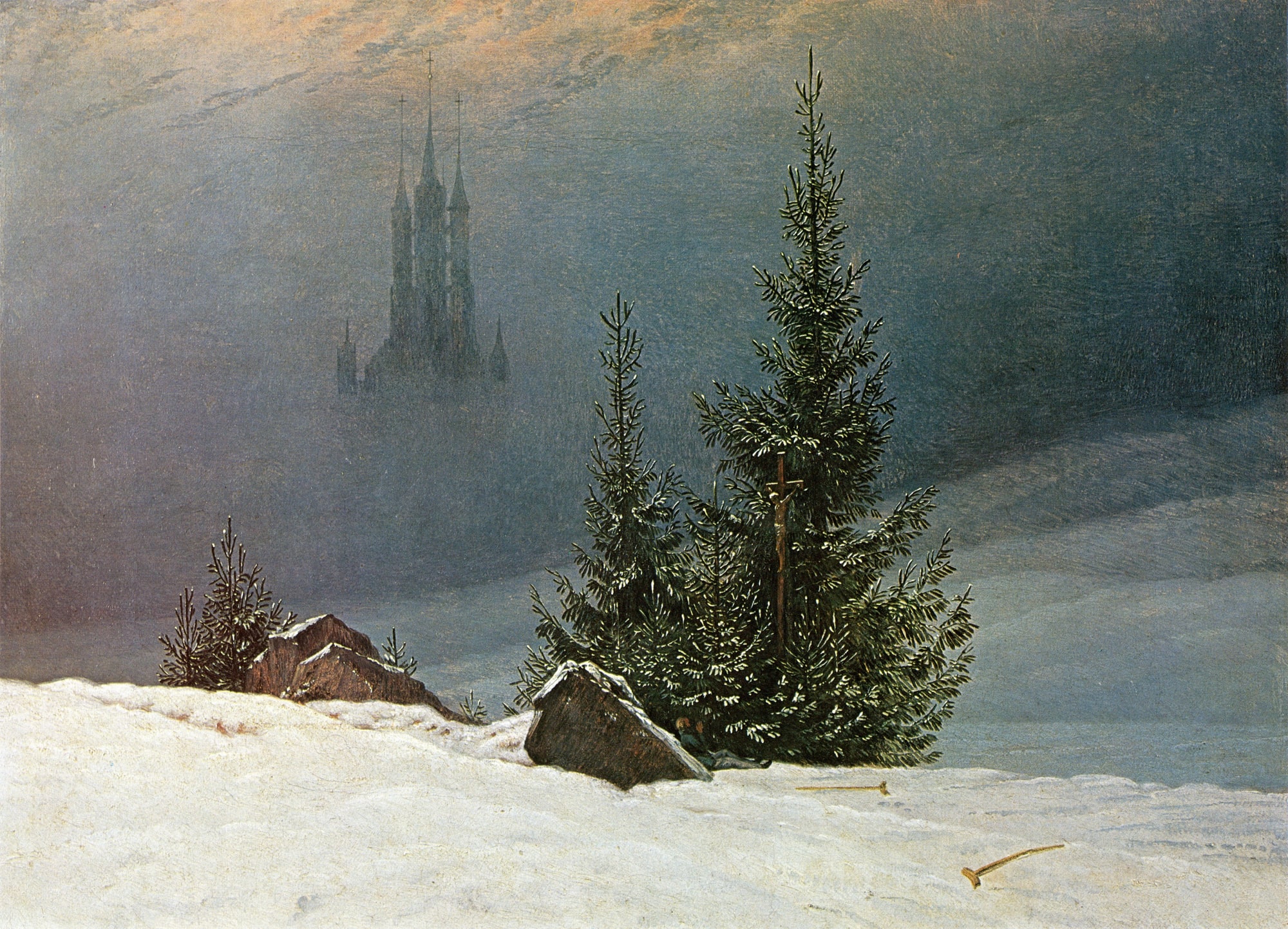 Caspar David Friedrich – Pejzaż zimowy