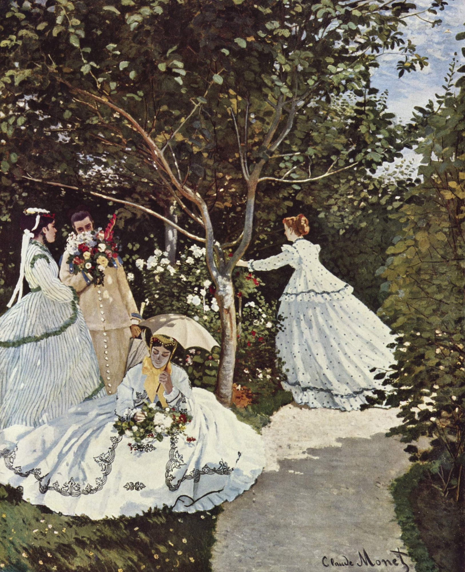 Claude Monet – Kobiety w ogrodzie