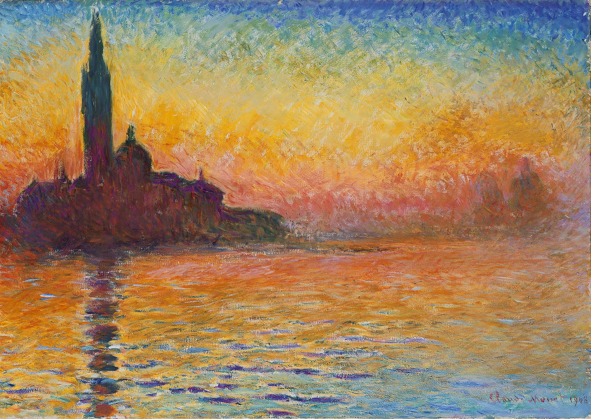 Claude Monet – San Giorgio maggiore at dusk