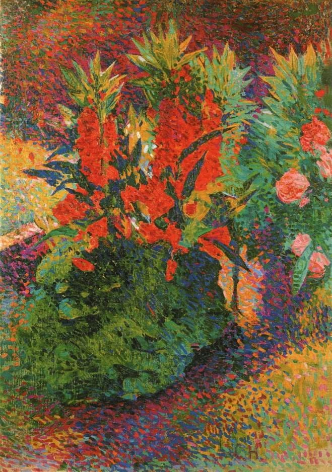 Curt Herrmann – Frühlingsblumen im Garten (Wiosenne kwiaty w ogrodzie)