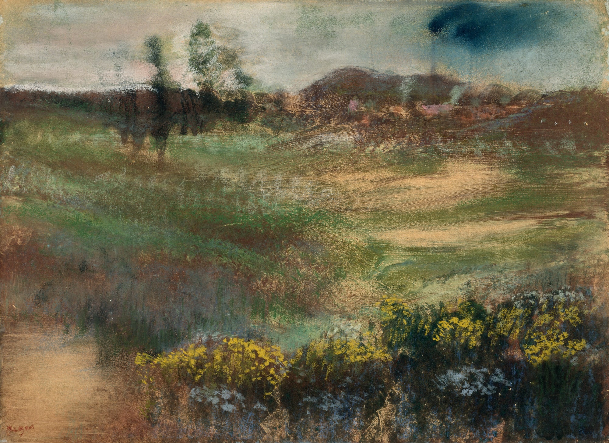 Edgar Degas – Krajobraz z kominami