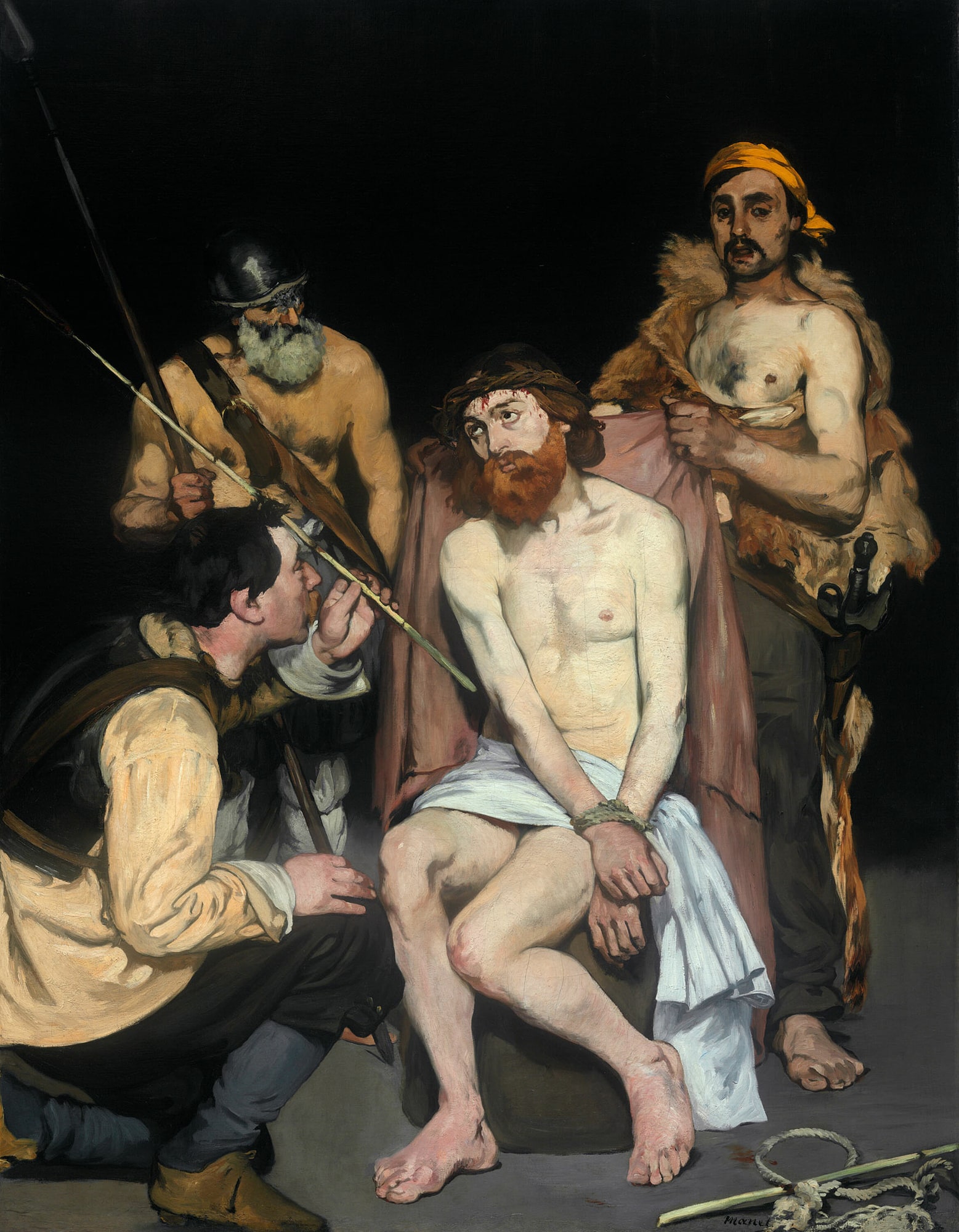 Édouard Manet – Jezus wyśmiewany przez żołnierzy