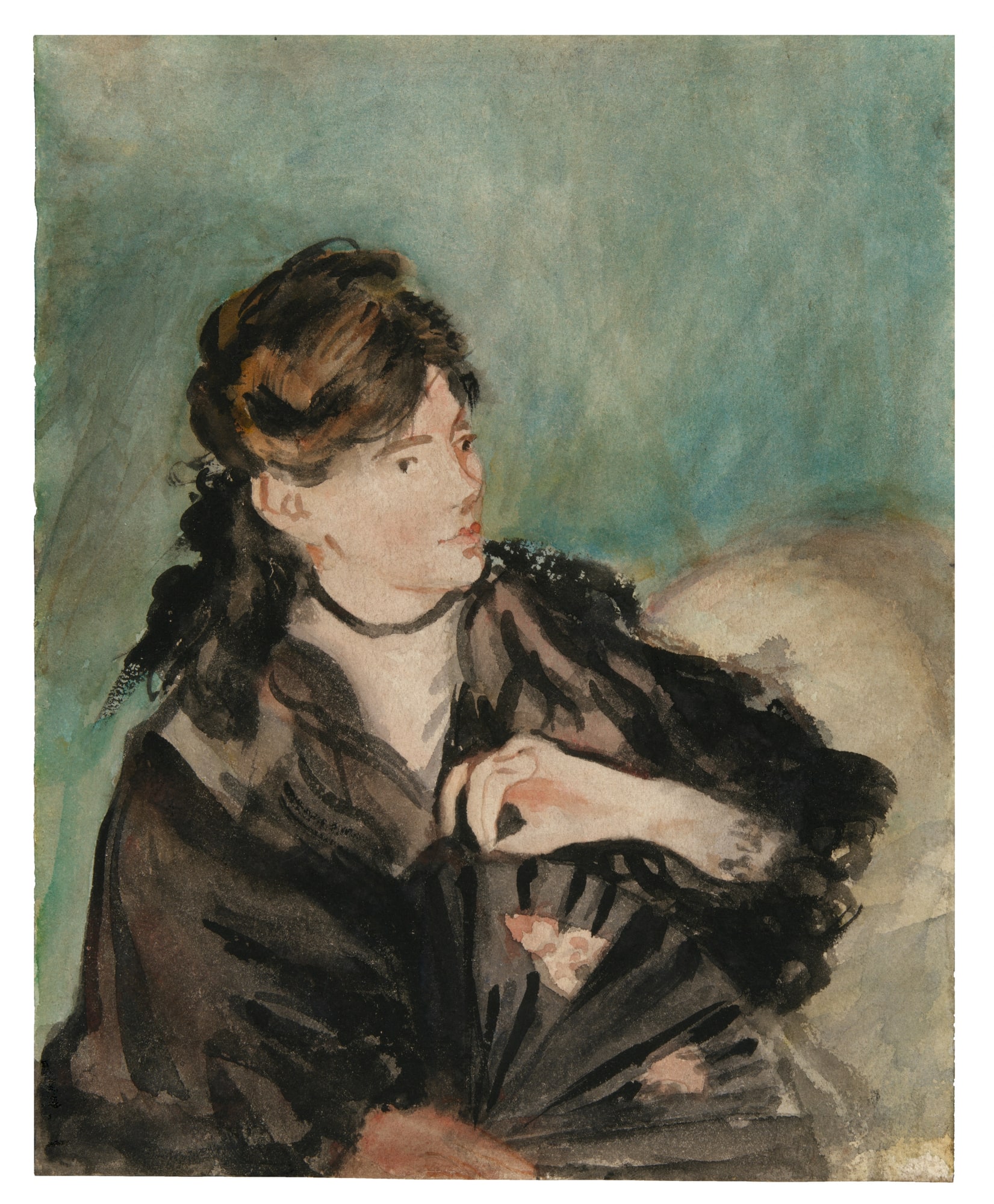 Édouard Manet – Portret Berthe Morisot z wachlarzem