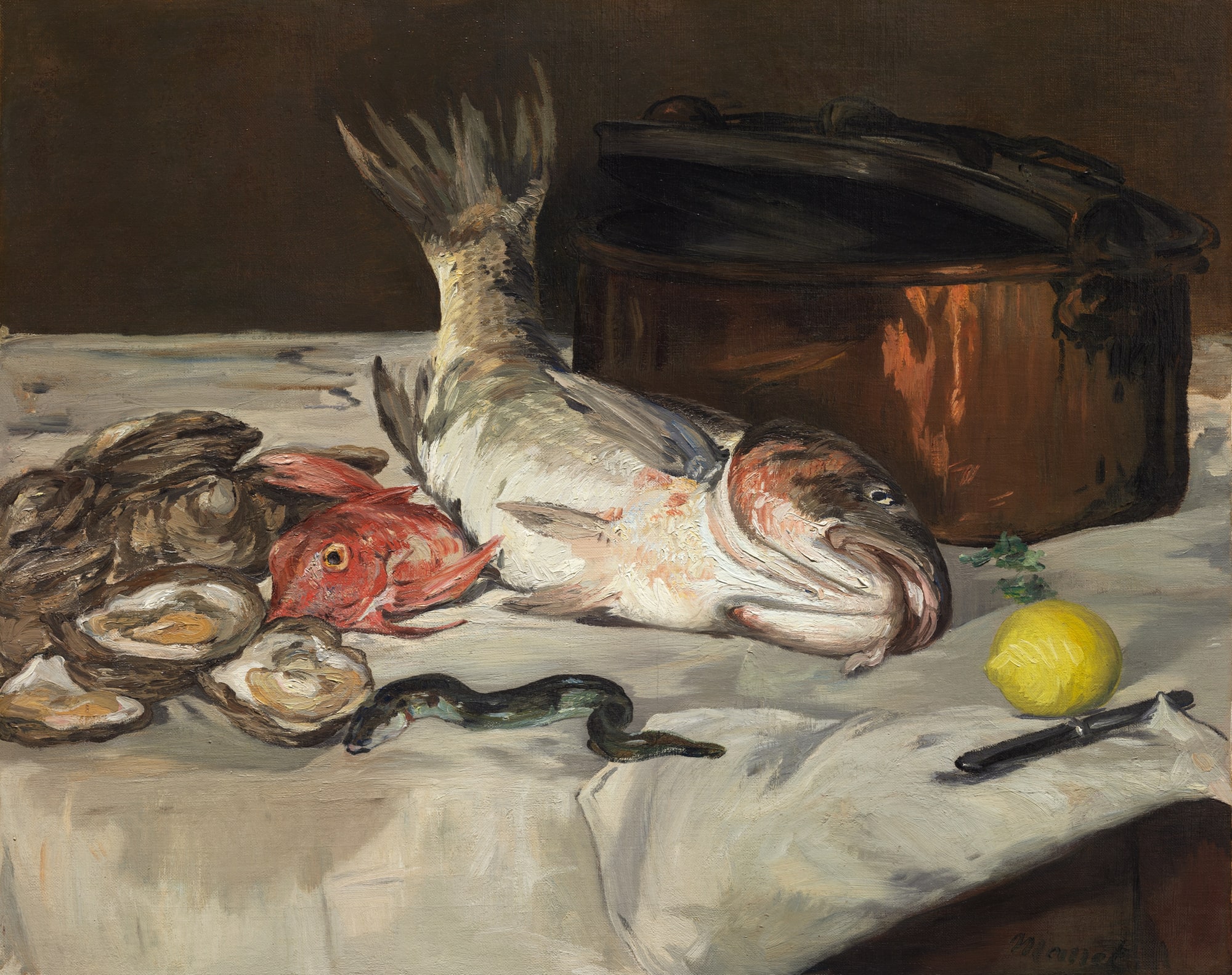 Édouard Manet – Ryba (martwa natura)