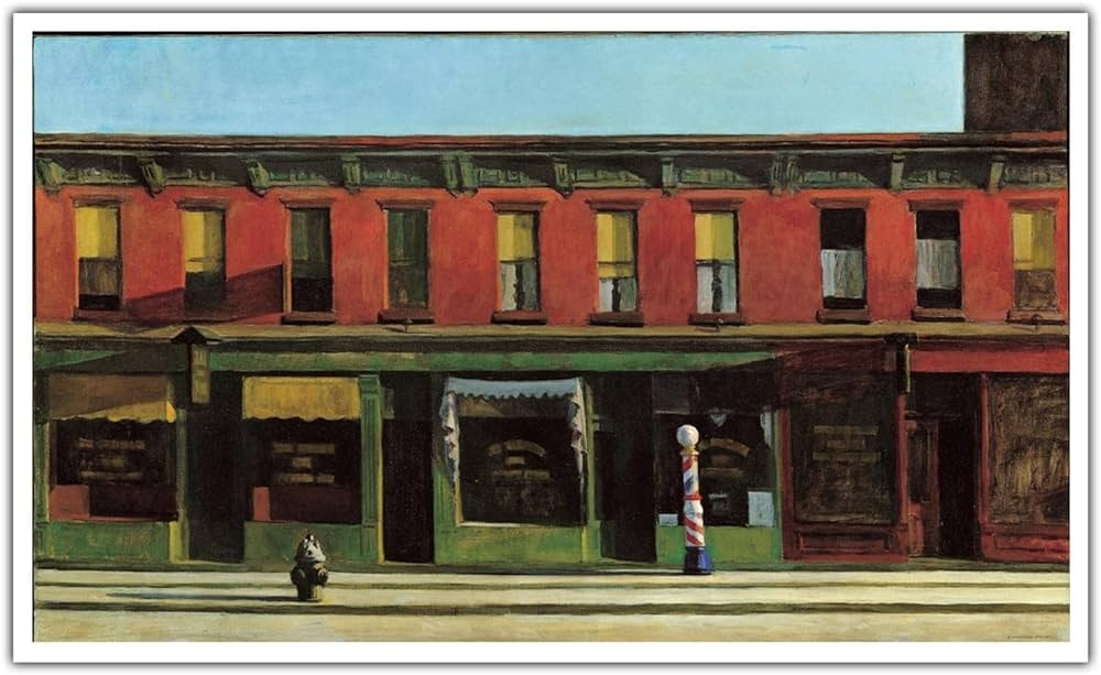 Edward Hopper – Wczesny niedzielny poranek
