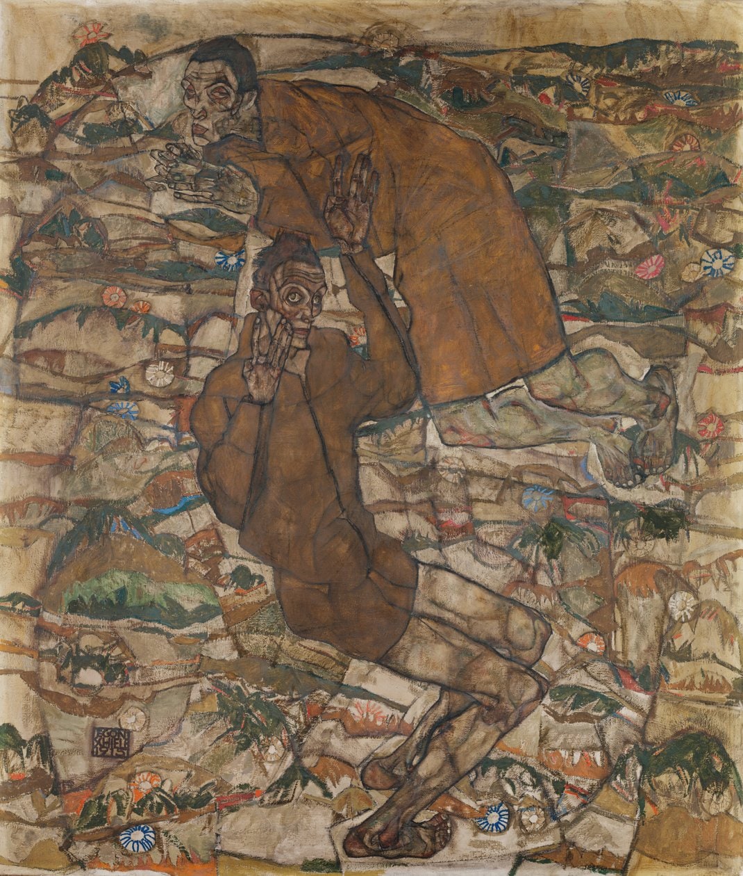 Egon Schiele – Levitation (The Blind II)