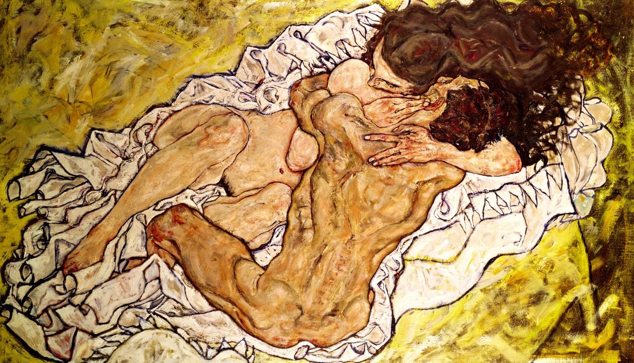 Egon Schiele – The Embrace (1917)