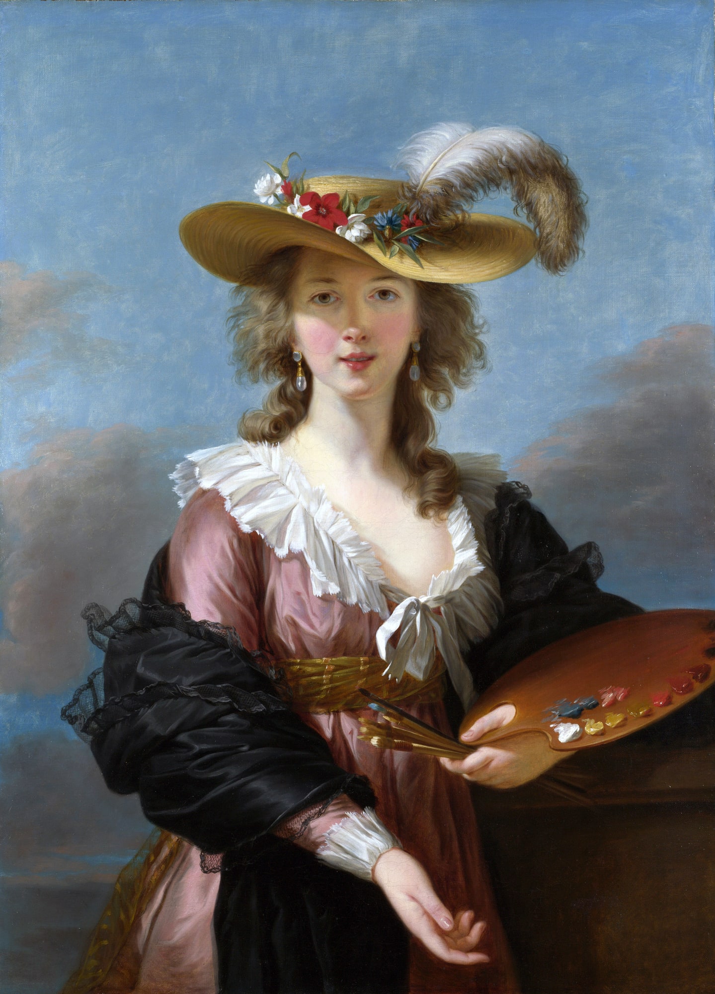 Élisabeth Vigée-Lebrun – Autoportret w słomkowym kapeluszu