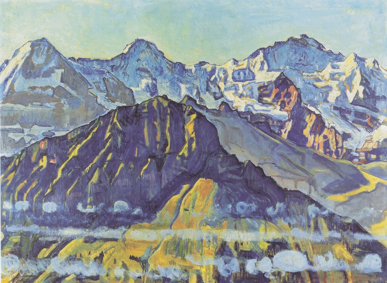 Ferdinand Hodler – Eiger, Mönch und Jungfrau in der Morgensonne