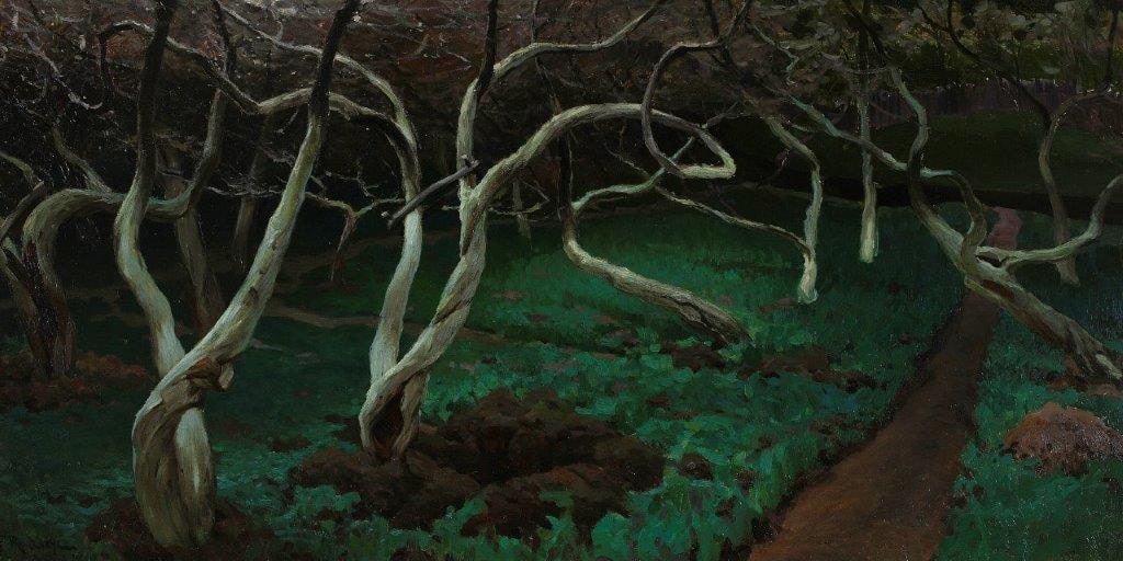 Ferdynand Ruszczyc – Stare jabłonie