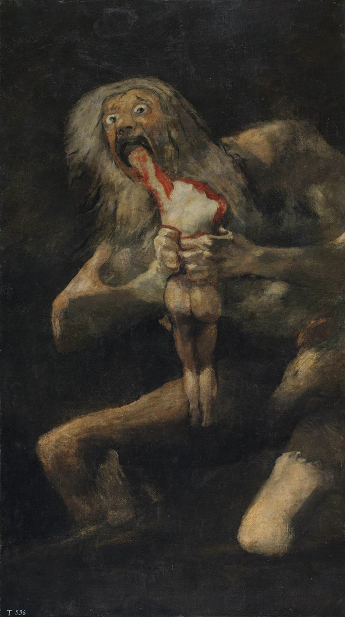 Francisco Goya – Saturn pożerający własne dzieci