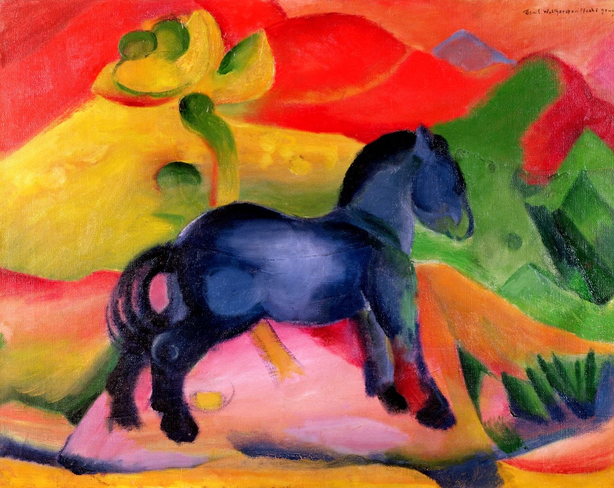Franz Marc – Mały niebieski koń