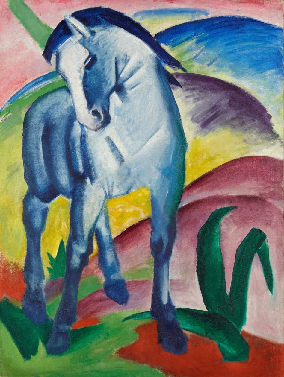 Franz Marc – Niebieski koń I