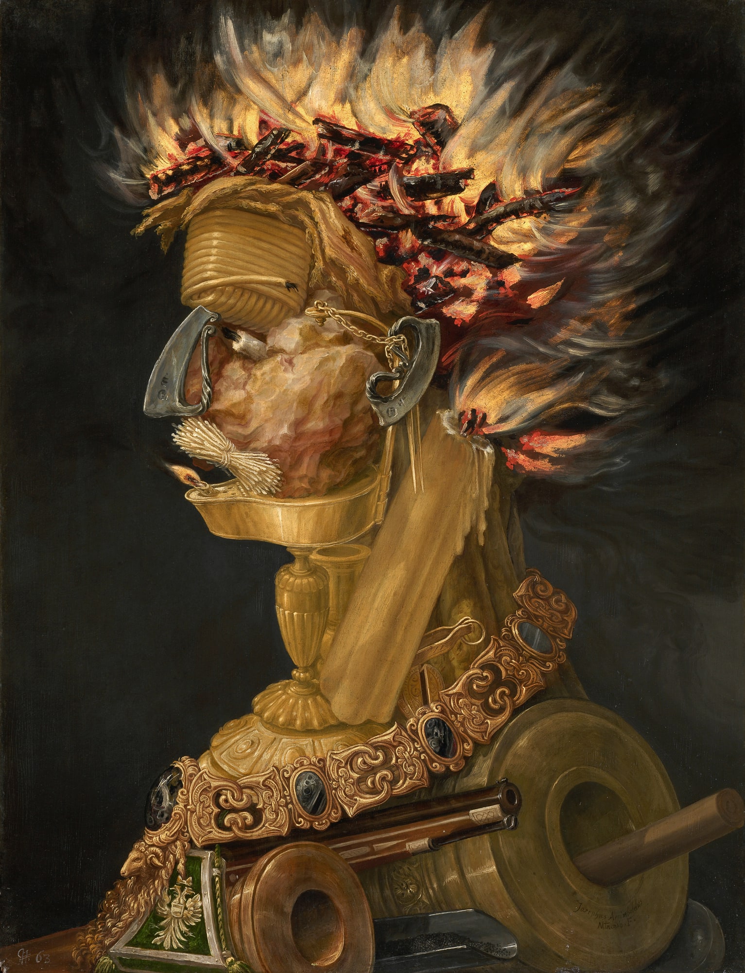 Giuseppe Arcimboldo – Ogień