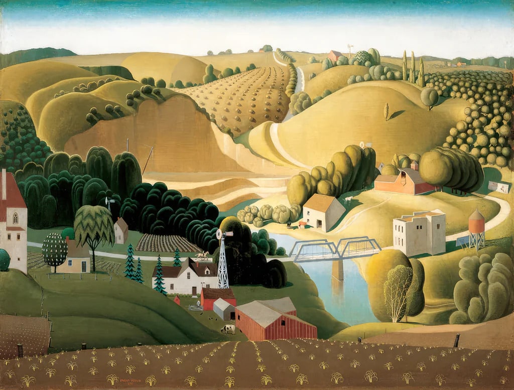 Grant Wood – Stone City
