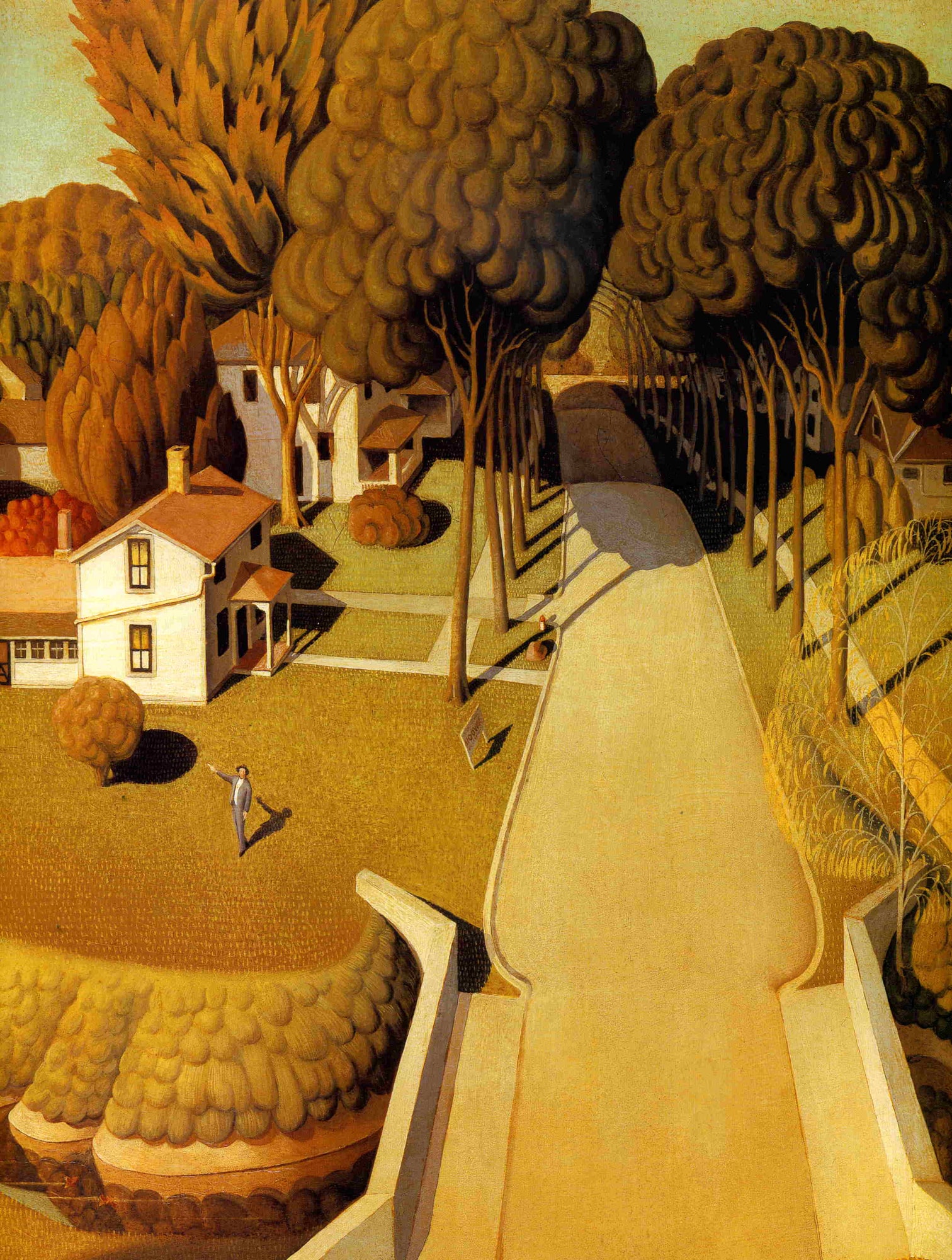 Grant Wood – The Birthplace of Herbert Hoover