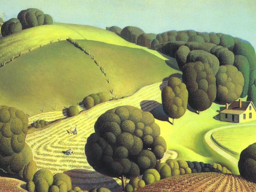 Grant Wood – Young Corn