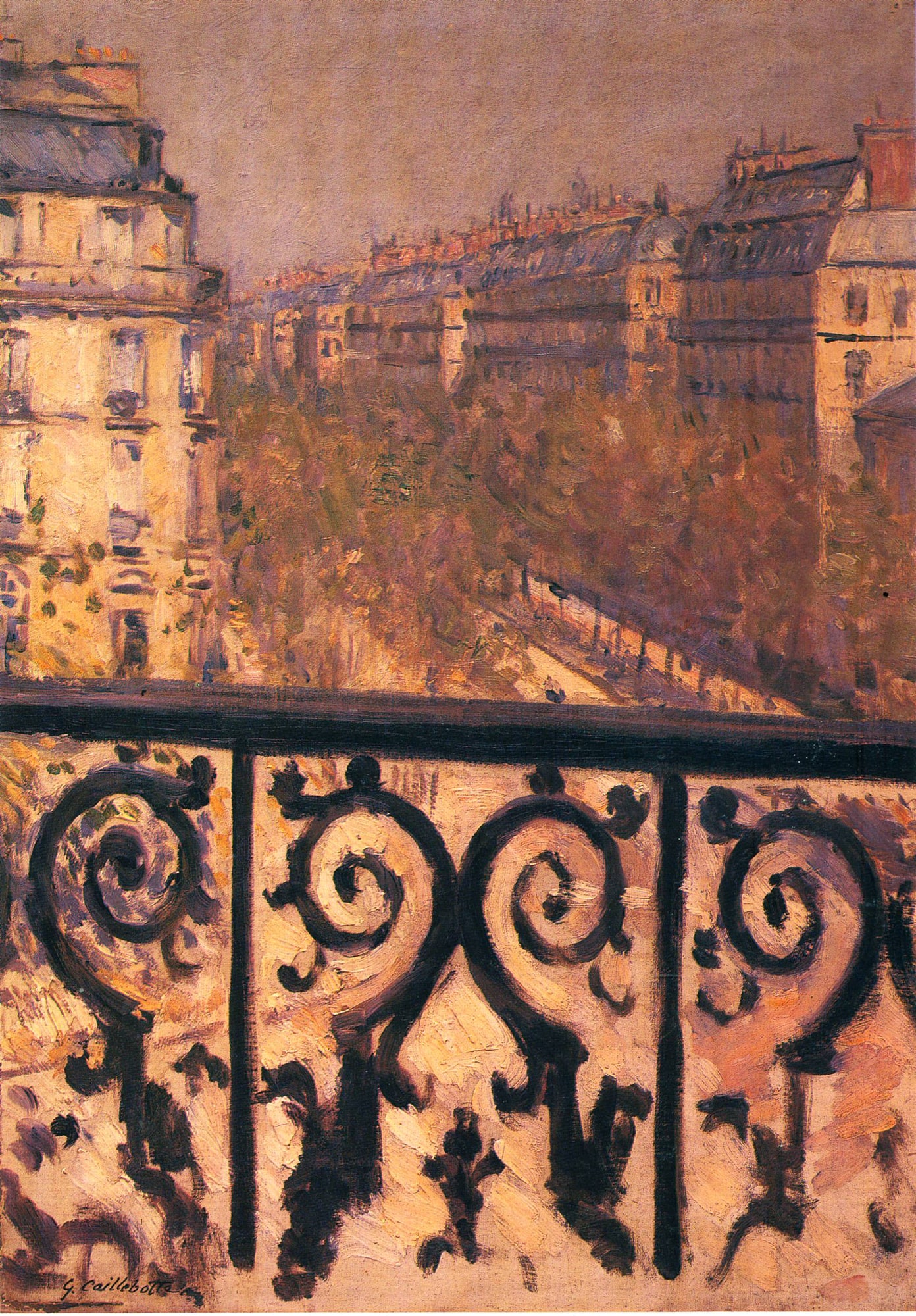 Gustave Caillebotte – Balkon w Paryżu