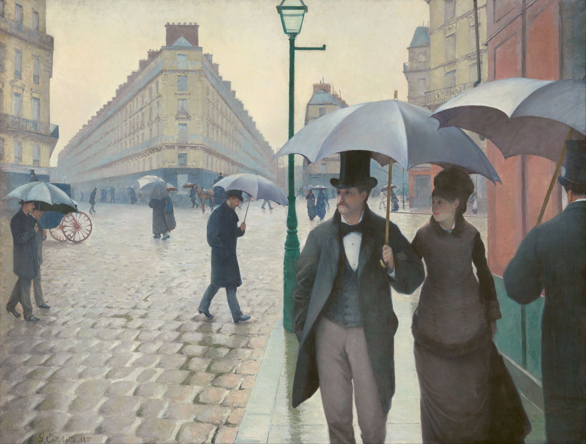 Gustave Caillebotte – Paryż. Deszczowy dzień